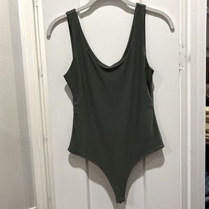 Leith green bodysuit